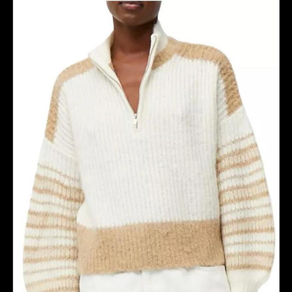 FRENCH CONNECTION Nika Half Zip Sweater